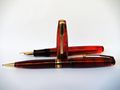 Waterman-Hundred-Year-TranspRed-Set-Open